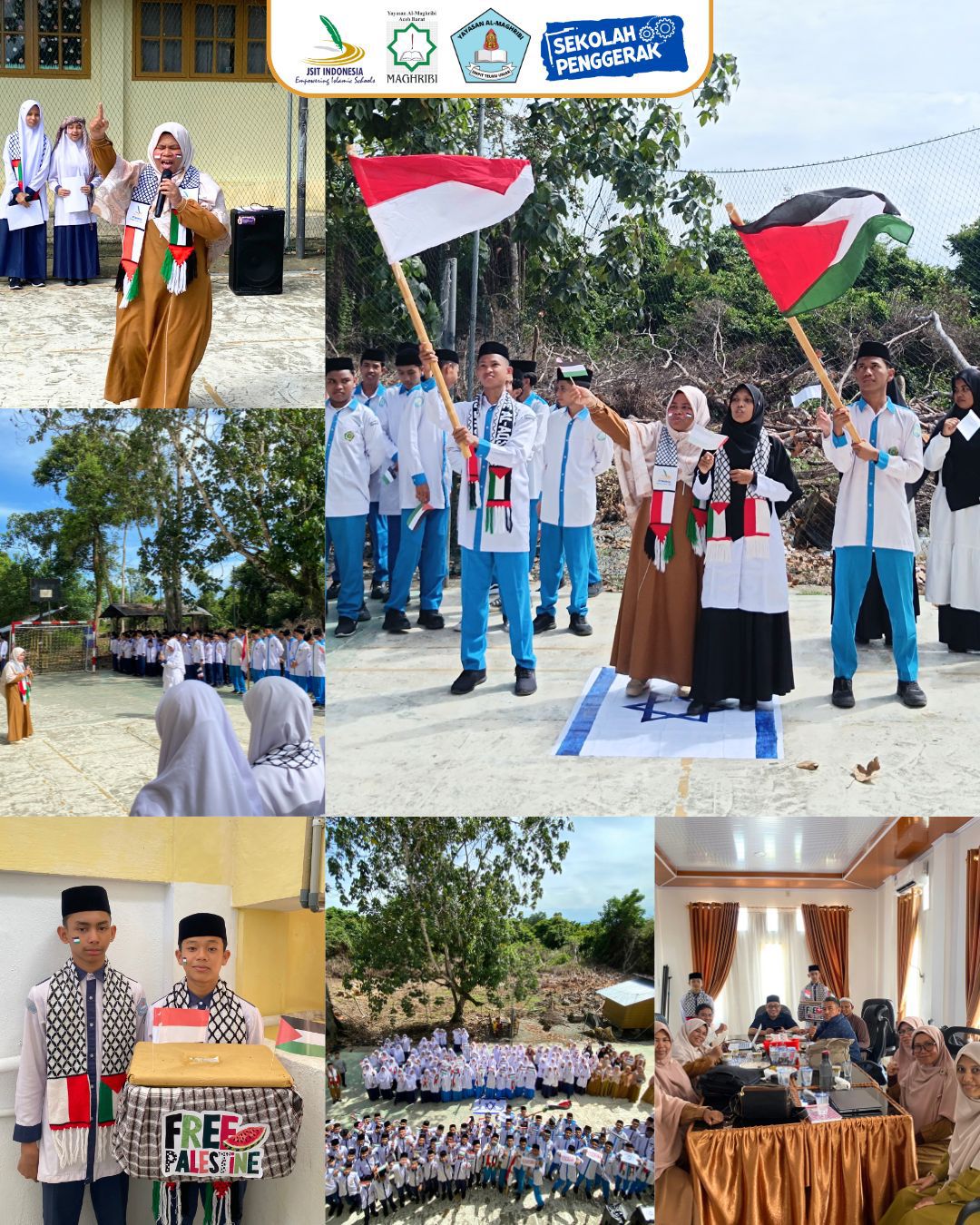 Gerakan Nasional Boikot Produk Pro-Zionis Israel oleh SMPIT Teuku Umar Meulaboh